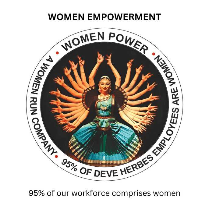 Women Power — a women-run company. 95% of dève herbes employees are women.